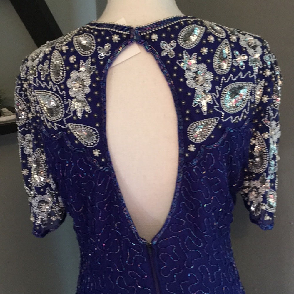 Laurence Kazar Beaded Dress - Picture 6 of 11